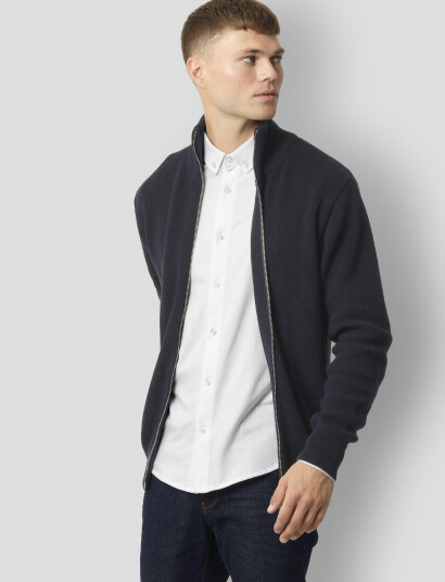 Clean Cut Copenhagen Mario Cardigan - Blue - XXXL