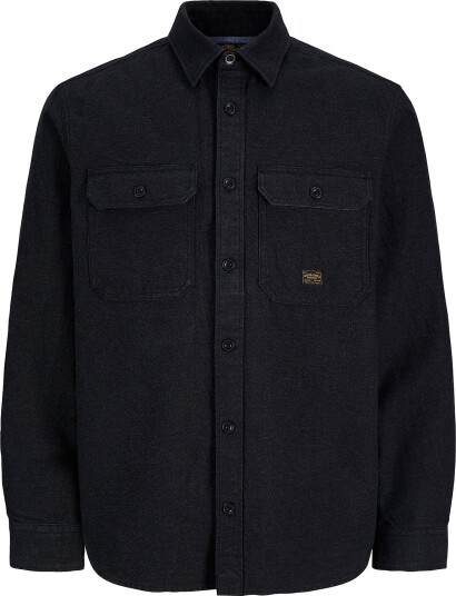 Jack & Jones Overtreksskjorte Jprbluivy Solid L/S Overshirt Sn Grå Jack & Jones Overtreksskjorte Jprbluivy Solid L/S Overshirt Sn Grå