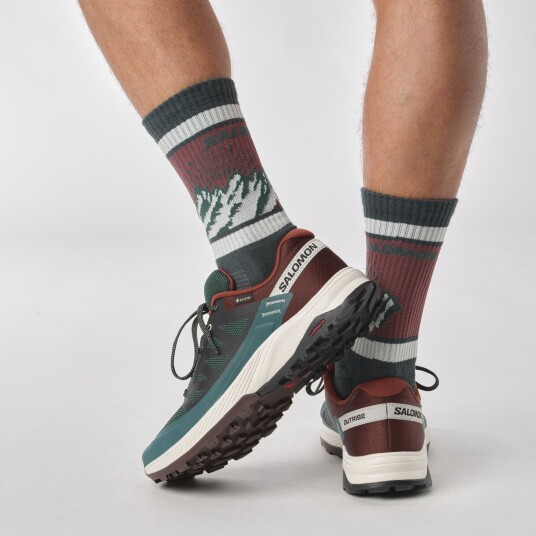 Salomon Outrise GTX Herre Ponderosa Pine/Bitter Chocolat 45 1/3