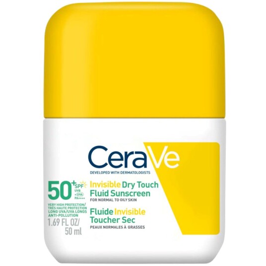 CeraVe Invisible Dry Touch Solkrem SPF50+ 50 ml - Lett og Medisinsk Hudpleie