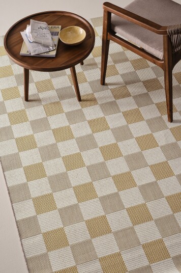 Jotex Utendørs Teppe Polyester/Polypropylen Gul/beige SOLANA 21225400139 Jotex Utendørs Teppe Polyester/Polypropylen Gul/beige SOLANA 21225400139