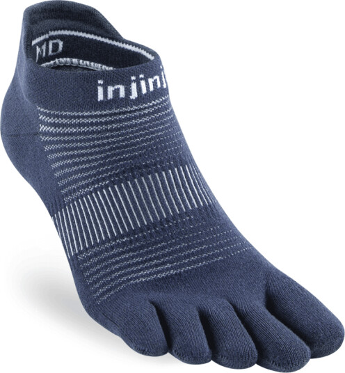 Injinji Men's Run Lightweight No-Show L, Navy Injinji Men's Run Lightweight No-Show L, Navy
