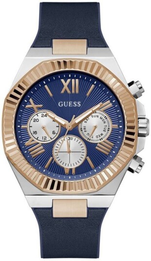Guess Herreklokke GW0791G2 Equity Blå/Gummi Ø44 mm
