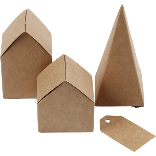 Creativ Company Houses and Trees Cardboard Set Creativ Company Houses and Trees Cardboard Set