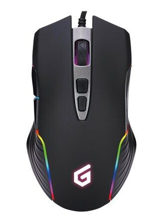 Conceptronics Conceptronic DJEBBEL - mouse - USB - black - Mus - Optisk - 7 - Svart