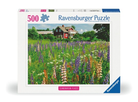 Puslespill 500 Gård I Sverige Ravensburger Puslespill 500 Gård I Sverige Ravensburger