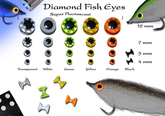 Shrimp Eyes Diamond Fish Eyes - Orange Shrimp Eyes Diamond Fish Eyes - Orange