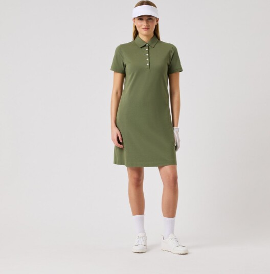 Daily Sports Fairway Ss Dress 94 Cm Skjørt & kjoler Sage Small