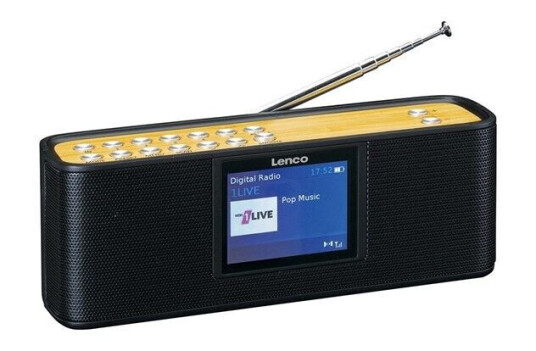 Lenco PDR-045 DAB+ Radio med Bluetooth 5.0 og 2,4" Fargeskjerm - Svart Lenco PDR-045 DAB+ Radio med Bluetooth 5.0 og 2,4" Fargeskjerm - Svart