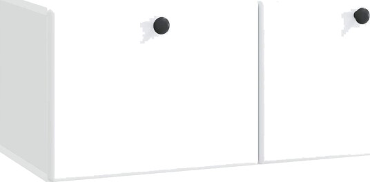 Vegghengt TV skap 78,5 x 31 x 30 cm Hvit Konstruert tre Vegghengt TV skap 78,5 x 31 x 30 cm Hvit Konstruert tre