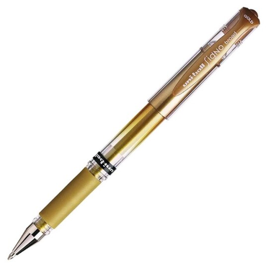 Uni Uni-ball Signo Broad UM-153 Gel Metallic Silver Uni Uni-ball Signo Broad UM-153 Gel Metallic Silver