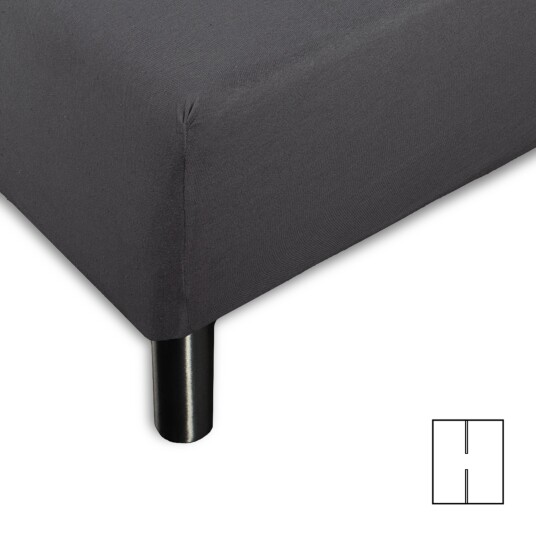 Nordstrand Home Splittlaken - 180x200x40 cm - Antrasittgrå stretchlaken - 100% Bomull - Nordstrand Home Splittlaken - 180x200x40 cm - Antrasittgrå stretchlaken - 100% Bomull -