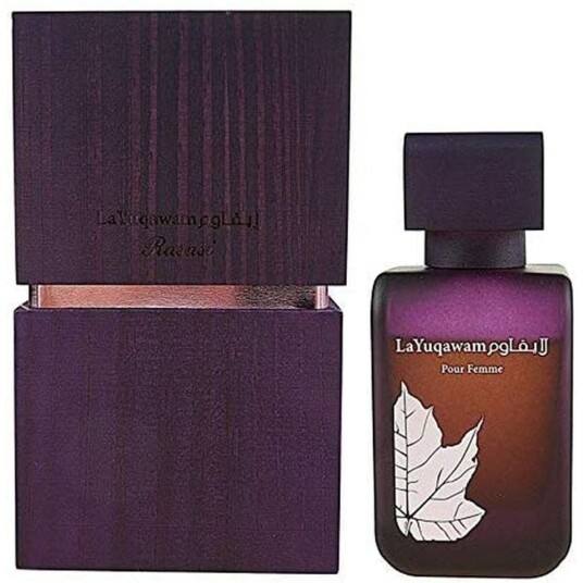 Rasasi La Yuqawam Pour Femme 75 ml Eau de Parfum med Treaktige Duftnoter Rasasi La Yuqawam Pour Femme 75 ml Eau de Parfum med Treaktige Duftnoter