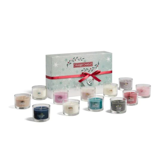 Yankee Candle Filled Votives Christmas Gift Set 12 stk Duftlys