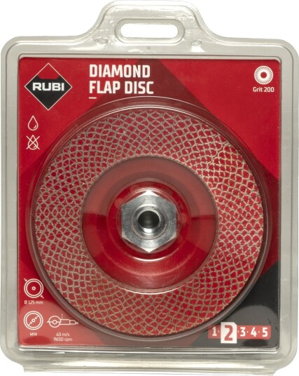 Rubi 125mm Diamantkappeskive for Elektroverktøy - G200 M14 Rubi 125mm Diamantkappeskive for Elektroverktøy - G200 M14