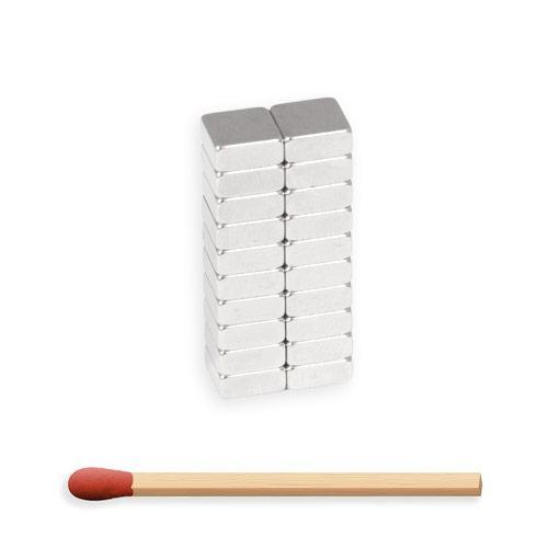 Firkantet blokk magnet 7 x 7 x 3 mm | SuperMagneter.no kjempe utvalg av blokk magneter