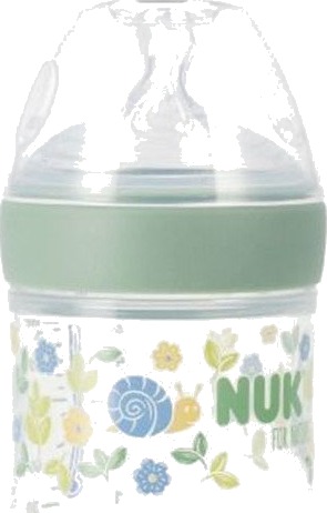 Nuk For Nature Tåteflaske Med Silikonsmokk 150ml Grønn Nuk For Nature Tåteflaske Med Silikonsmokk 150ml Grønn