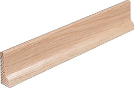 Rindalslist fotlist profilert eik lakkert 015x45 mm