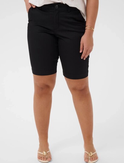 Kaffe Curve Kcleana City Shorts - Black - 54