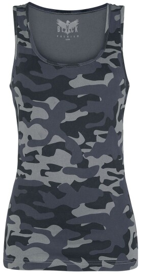 Black Premium by EMP Topp Back On Top XS til XXL Damer kamuflasje