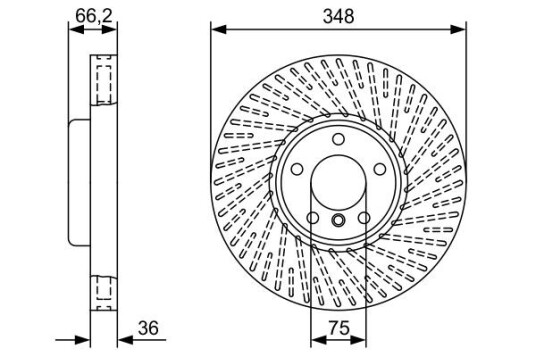Bremseskive BOSCH 0 986 479 W20 Bremseskive BOSCH 0 986 479 W20