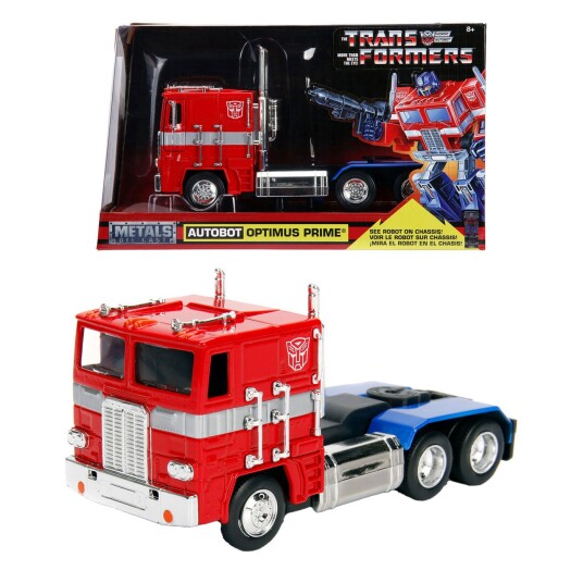 Jada Transformers Optimus Prime Modellbil I Metall 1:24