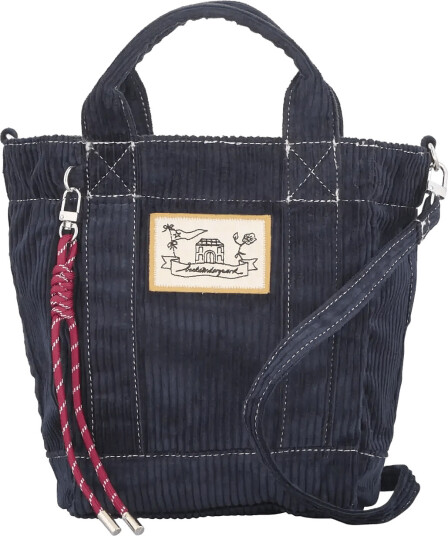 Becksöndergaard Corduroy Gene Bag Navy 18X 23CM