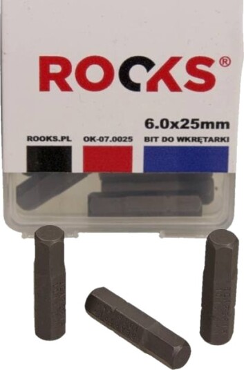 ROOKS OK-07.0025 Skrutrekker bitssett