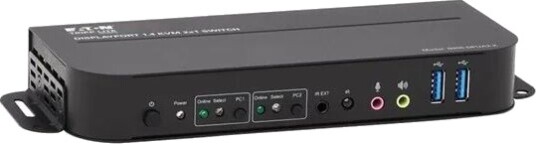 Eaton DisplayPort USB KVM Switch 2 Port 4K 60Hz B005 DPUA2 K