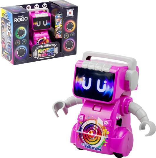 Silverlit Robo Remix Musikkrobot Som Beatboxer Og Danser Rosa Silverlit Robo Remix Musikkrobot Som Beatboxer Og Danser Rosa