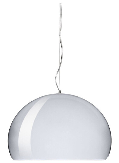 Kartell FL/Y Taklampe Krom Mellom