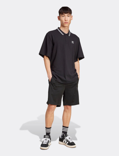 adidas Originals Loose Polo - Black - XS adidas Originals Loose Polo - Black - XS
