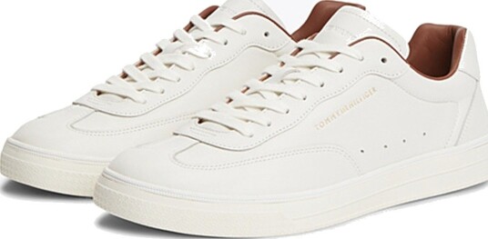 Tommy Hilfiger Lux Leather Sneaker Hvit 41