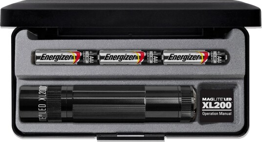 Maglite XL200 LED lommelykt i gaveeske (138 m)