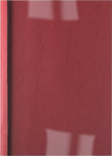 Gbc Gbc Leathergrain 3 Mm A4 210 X 297 Mm 30 Ark 150 Mikroner Rød 250 G/M² 100 Stk Termobindeperm