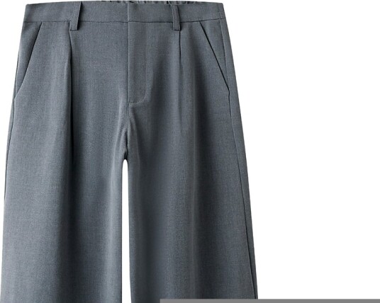 LMTD Nlfluis Nw Pleat Wide Pant Noos Grey 152 LMTD Nlfluis Nw Pleat Wide Pant Noos Grey 152