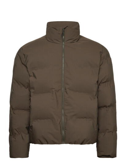 Lindbergh Cropped Seamless Puffer Jacket - Brown - XXXL Lindbergh Cropped Seamless Puffer Jacket - Brown - XXXL