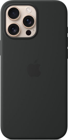 Apple iPhone 16 Pro Max Silikondeksel med MagSafe - Svart