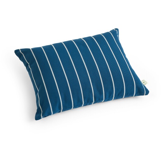 Outdoor Market Cushion 35x45 cm Blue With Beige Stripe