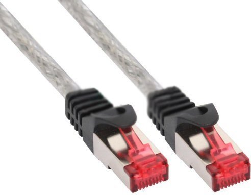 Inline 76403T 3 M Cat6 S/Ftp S-Stp Rj-45 Rj-45 Gjennomsiktig