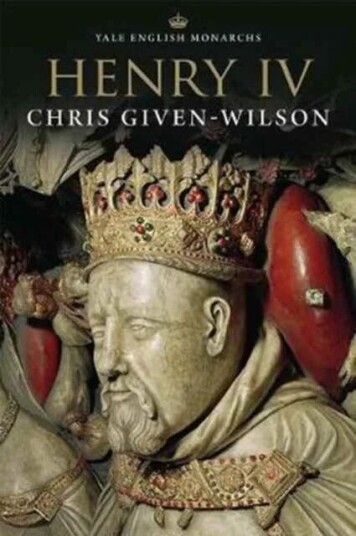 Henry Iv Av Chris Given-Wilson