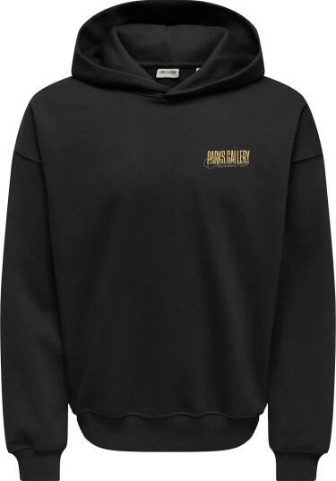 ONLY & SONS Onsparks Gallery Rlx Sweat Hoodie Noos Black S