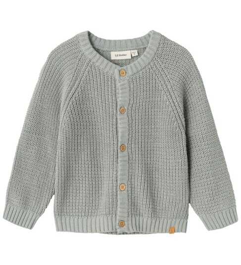 Lil- Atelier Emlen Lin Long Sleeve Knit Grå 116 Lil- Atelier Emlen Lin Long Sleeve Knit Grå 116