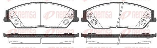 Bremseklosser REMSA 1467.02 Bremseklosser REMSA 1467.02