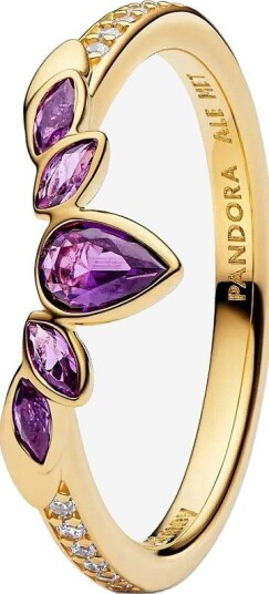 Pandora Disney Frozen Anna 14K Gold-Plated - PURPLE - 48