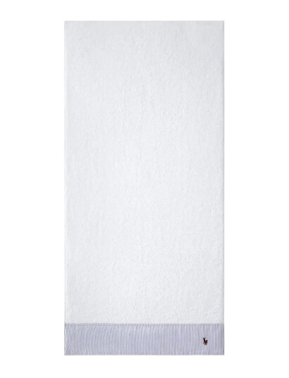 Ralph Lauren Home Oxford Handtowel - White - 50X100CM Ralph Lauren Home Oxford Handtowel - White - 50X100CM