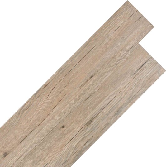 Selvheftende PVC Gulvplanker 30,5 x 61 cm 28 pcs PVC Eik Brun