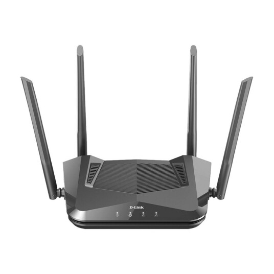 D-Link DIR-X1530 WiFi 6 Ruter med Dual-Band Teknologi, Svart