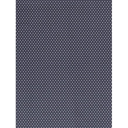 Balsløw Bomullspoplinstoff 135cm 07 Marine 50cm