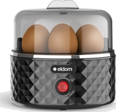 Eldom EM101C Eggkoker - 1-7 egg, 380 W - Hvit